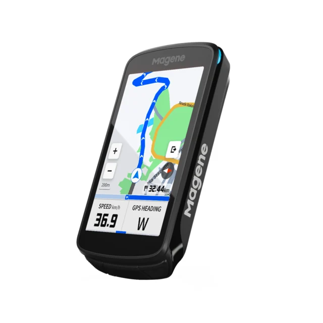 Magene C706 GPS Sykkelcomputer 3,3" Skjerm, 17-25t batteri, m/GPS, 111g 