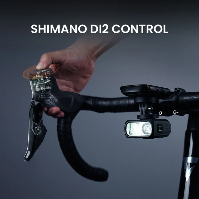 MagicShine HORI 1300 PRO Frontlys 1300 lm, ANT+, Shimano Di2, 9.5 timer 