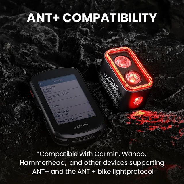 MagicShine SEEMEE 400 ANT+ Baklys 400 lm, ANT+, bremsesensor 