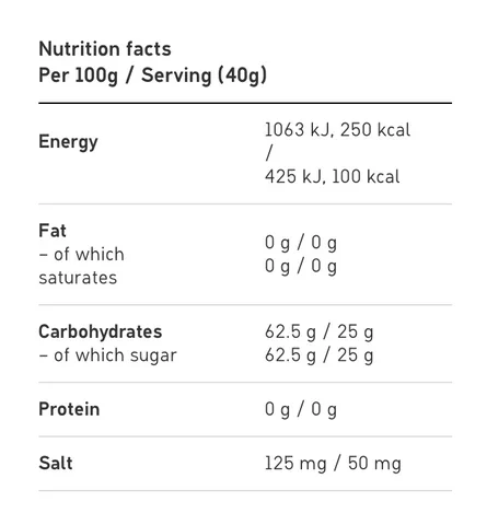 Maurten Gel 100 Nordic Energigel Nøytral, 40 gram 