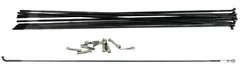 Mavic 282mm Aksium Eiker 10 stk, Framhjul/Venstreside bak