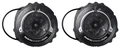 Mavic Ergo Dial II Kit Svart, 2 stk, nedre hjul, 35 cm