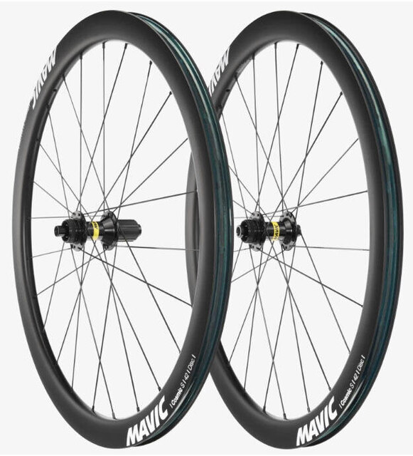 Mavic Cosmic S 42 DCL Hjulset Clincher/TL, 12 mm TA, Shimano HG 