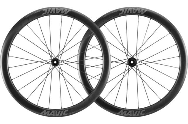 Mavic Cosmic SL 45 Disc Hjulsett Clincher/TL, 12 mm TA, Shimano M11 1555g 