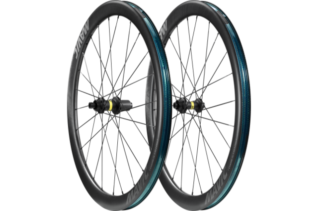 Mavic Cosmic SL 45 Disc Hjulsett Clincher/TL, 12 mm TA, Shimano M11 1555g 