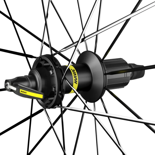 Mavic Cosmic SLR 40 Bakhjul Karbon, UST, HG, QR, Felgbrems, 750 g 