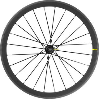 Mavic Cosmic SLR 40 Bakhjul Karbon, UST, HG, QR, Felgbrems, 750 g