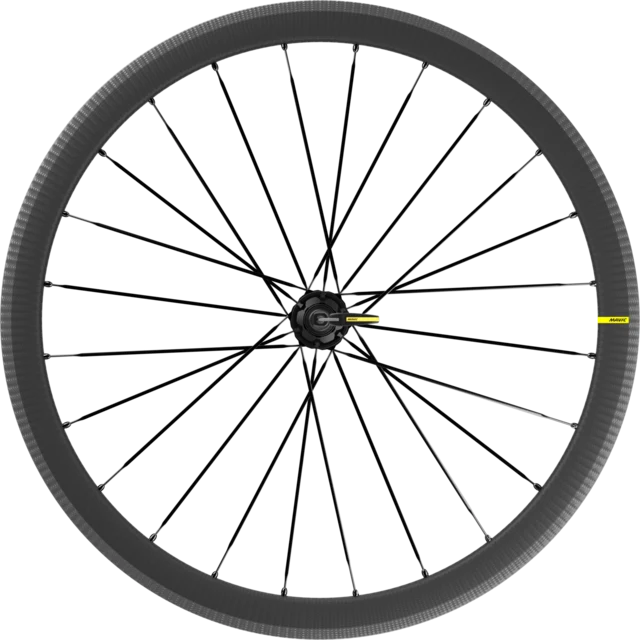 Mavic Cosmic SLR 40 Bakhjul Karbon, UST, HG, QR, Felgbrems, 750 g 