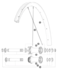 Mavic 15x110mm Fram Aksling Adaptere Framhjul