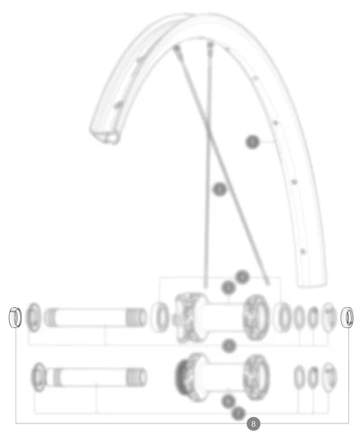Mavic 15x110mm Fram Aksling Adaptere Framhjul