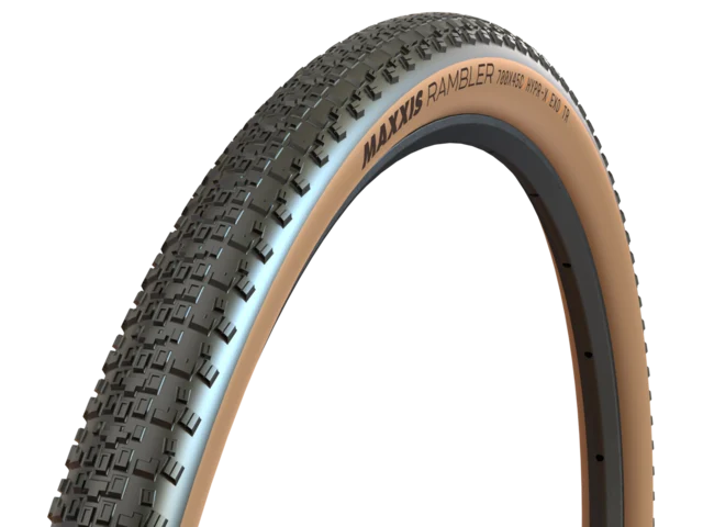 Maxxis Rambler 28"Gravel HYPR-X TR Dekk 45-622, EXO, E25, 540g, 120TPI, Tanwall 