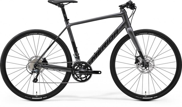 Merida Speeder 300 Hybridcykel Silk Dark Silver/Black, Str. XL 