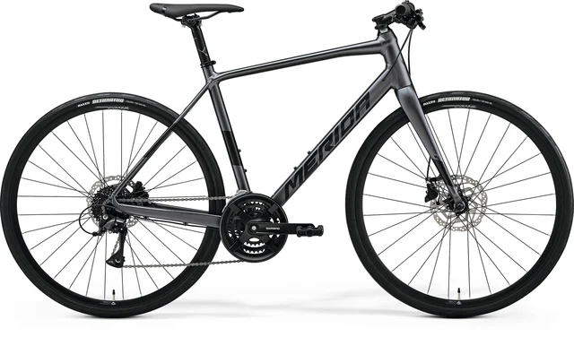 Merida Speeder 100 Hybridsykkel Dark Silver, Str. S 