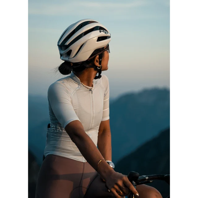 MET Trenta 3K Carbon II Hjelm Hvit, Str. S 