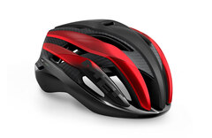 MET Trenta 3K Carbon Hjelm Black/Red Metallic, Str. L