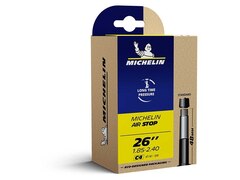 Michelin C4 Airstop 47/61-559 AV Slang Butyl, 26" x 1.85-2.40, 48 mm Bilventil