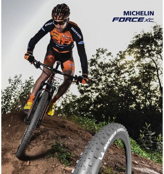 Michelin Force XC Competition 27,5" Dekk Sort, 27,5 x 2,25", TR, 640 gram 