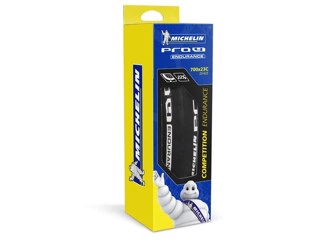 Michelin Pro4 Endurance 23-622 Dekk Sort, 700x23, 110 TPI, 225 gram 