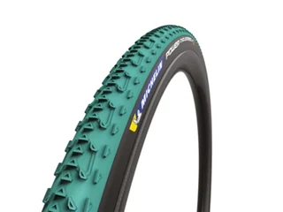 Michelin Power Cyclocross Jet Dekk Sort/Gr&#248;nn, TL-Ready, 33x700c, 360 gram