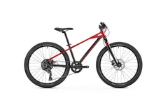 Mondraker Leader 24&quot; Barnesykkel Sort/R&#248;d, Alu, Microshift 1x8-delt