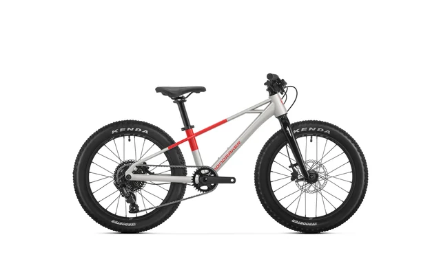 Mondraker Trick 20" Barnesykkel Racing Silver, Alu, disc brake 