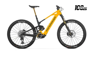 Mondraker Crafty Carbon RR S Elsykkel Yellow/Black, Karbon, SRAM, Bosch 100Nm