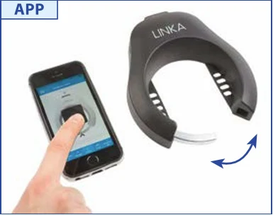 Linka Bluetooth Sykkellås B-Vare - Bikeshop.no