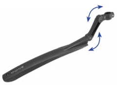 M-Wave Mud Max II Bakskjerm Sort, 20&quot; - 29&quot;