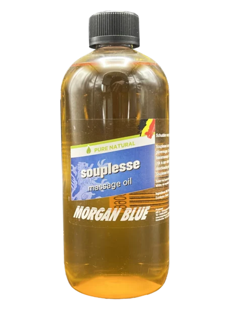Morgan Blue Souplesse Massasjeolje 500ml Inneholder rosmarinolje 