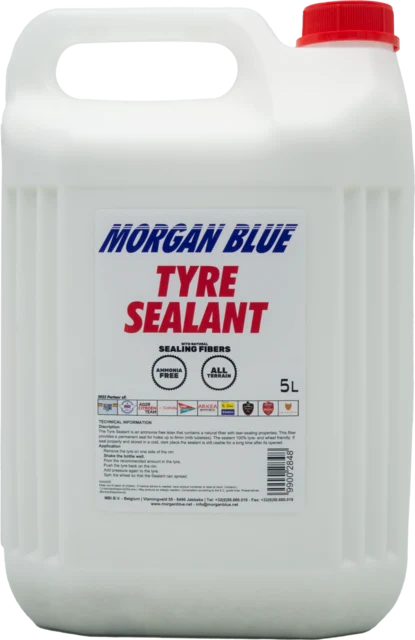 Morgan Blue Tyre Sealant Tätningsvätska 5 Liter, Tätar små hål i däcket 