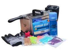 Morgan Blue Professional HOT WAX Kit Komplett Vokssett