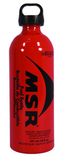 MSR 591 ml Fuel Bottle U/Brensel Rød, 591 ml