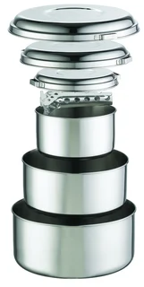 MSR Alpine 4 Pot Set Sølv, Rustfritt stål