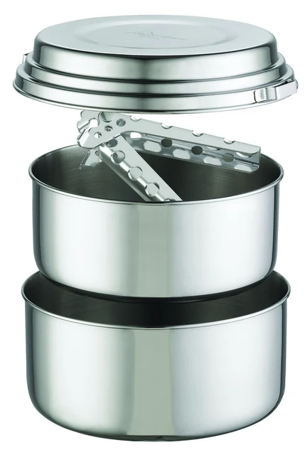 MSR Alpine 2 Pot Set Sølv, Rustfritt stål 