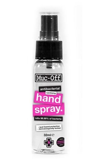 Muc-off Antibakteriell Håndsprit Spray 32 ml. 89% Alkohol