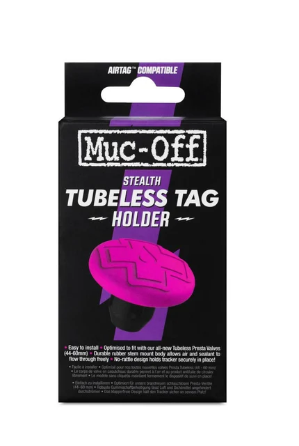 Muc-Off Stealth Tubeless Tag Holder Skjul AirTag inne i dekket 