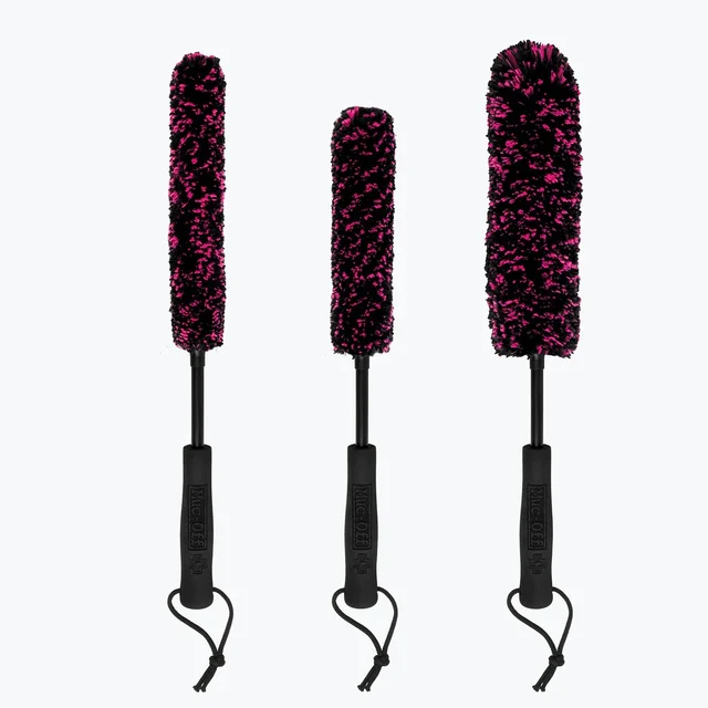 Muc-off 3x Mikrofiberborsteset Detaljeringsborste 