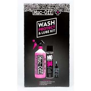 Muc-Off Wash And Protect Pakke 3 i 1 pakke. Vask, beskytt og smør