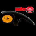 Mudhugger Race Long Forskjerm Sort, 450 mm, 80g