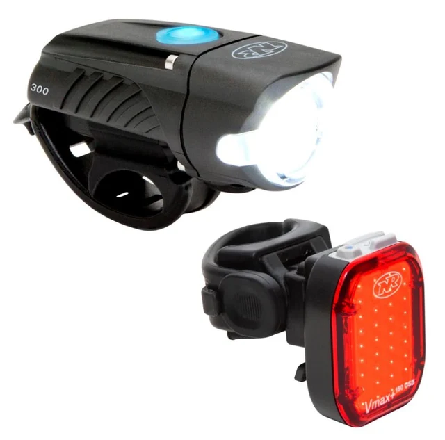 NiteRider Swift 300 / Vmax+ Lyssett 300+150 lumen, USB oppladbar 
