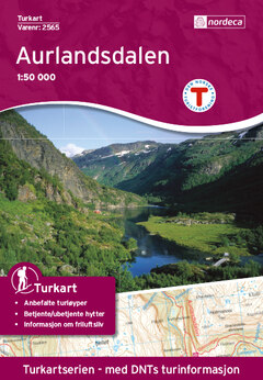 Nordeca Aurlandsdalen Turkart 1:50 000