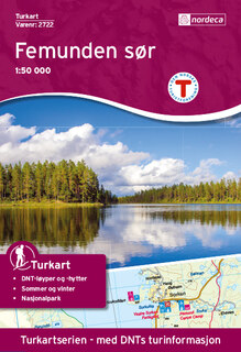Nordeca Femunden Sør Turkart 1:50 000