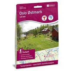 Nordeca Oslo Østmark Turkart 1:25 000