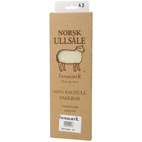 Norsk Ullsula Innmark Sula Tunn och varm sula!