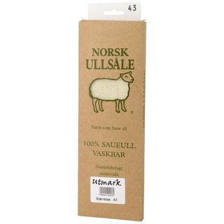 Norsk Ullsula Utmark Sula Extra tjock innersula av ren norsk ull