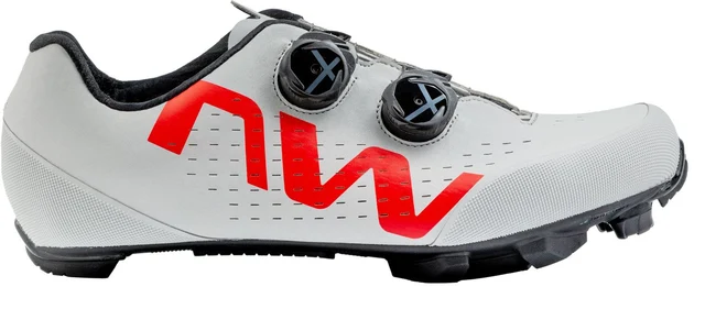Northwave Rebel 3 Terrengsko Light Grey/Red Flou, Str. 43 