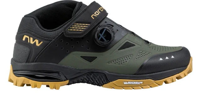 Northwave Enduro Mid 2 Enduro Skor Green Forest/Black, Str. 43 