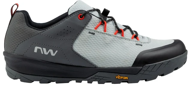 Northwave Rockit MTB Skor Light Grey/Red Flou, Str. 45 