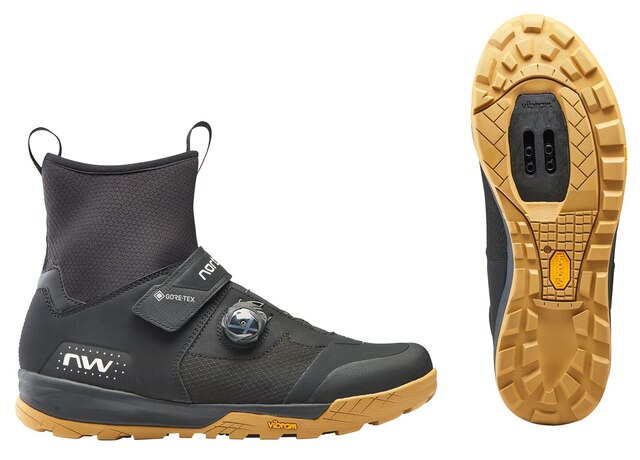 Northwave KingRock Plus GTX Vinterskor Black/Honey, Str. 43 