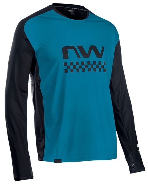 Northwave Edge Lang Sykkeltrøye Black/Dark Grey, Str. S 